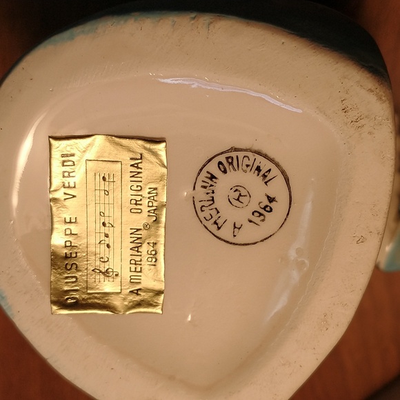 1964 Giuseppe Verdi Toby Mug A Meriann Original Rare Vintage Collectable - Picture 6 of 8